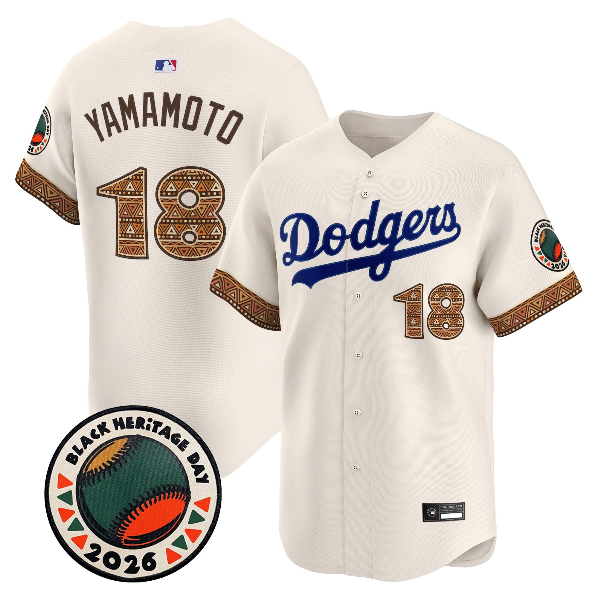 LAD 2026 Black Heritage Day Vapor Premier Limited Jersey - Stitched
