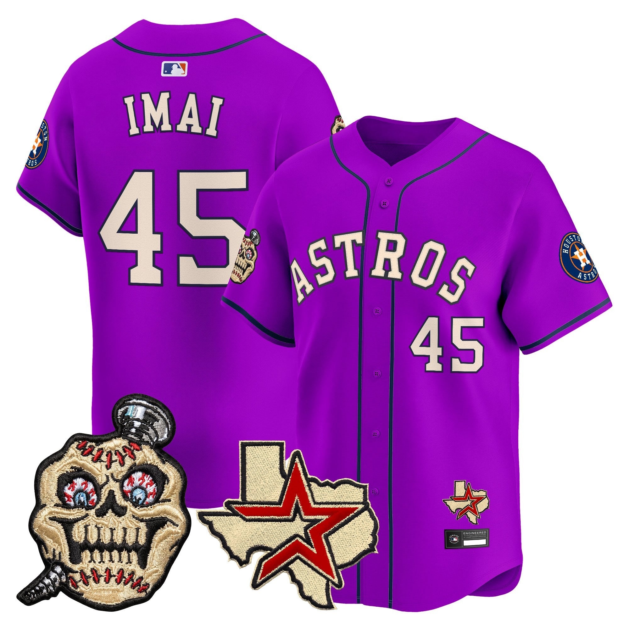 HOU Screwed Up Click Vapor Premier Limited Jersey - Stitched