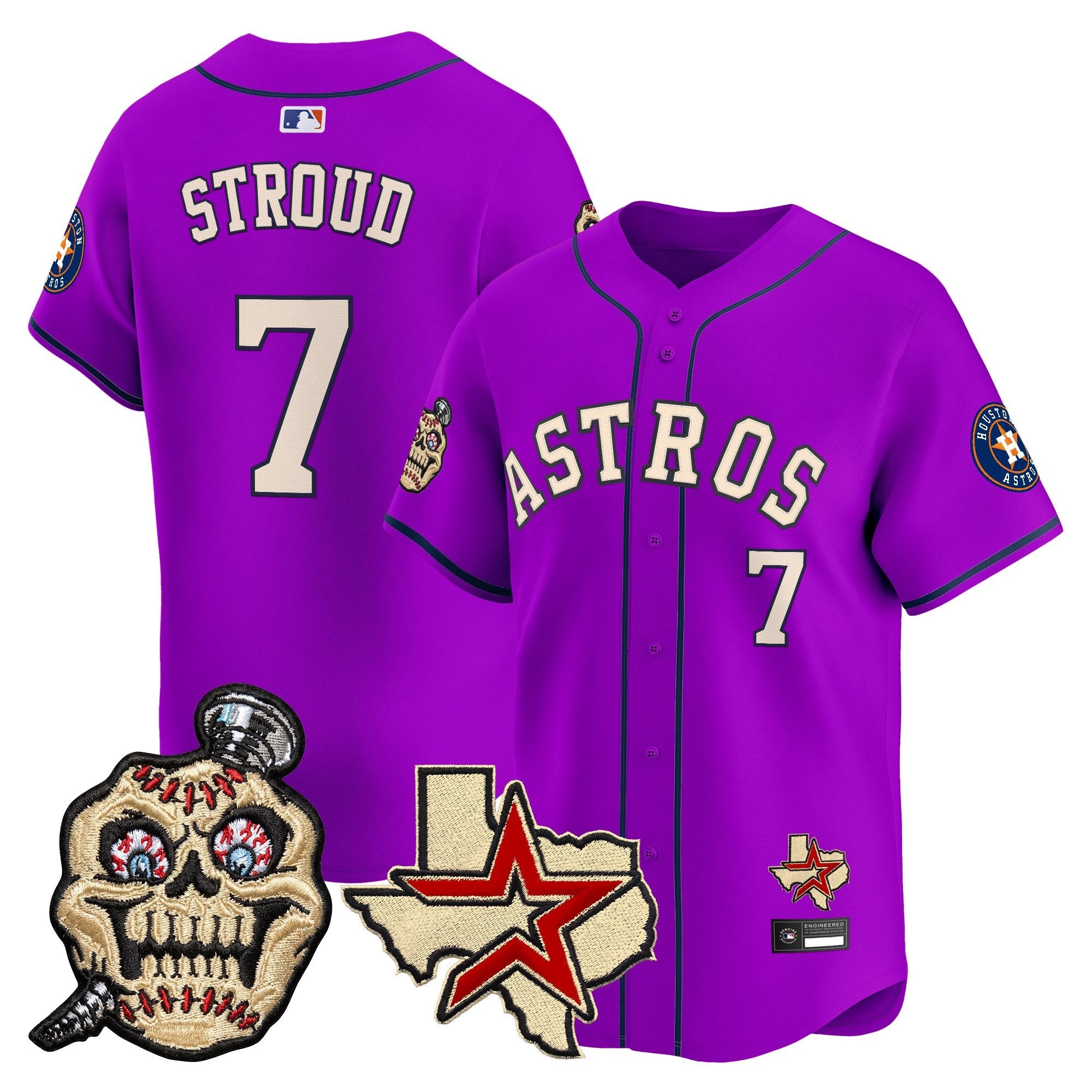 HOU Screwed Up Click Vapor Premier Limited Jersey - Stitched