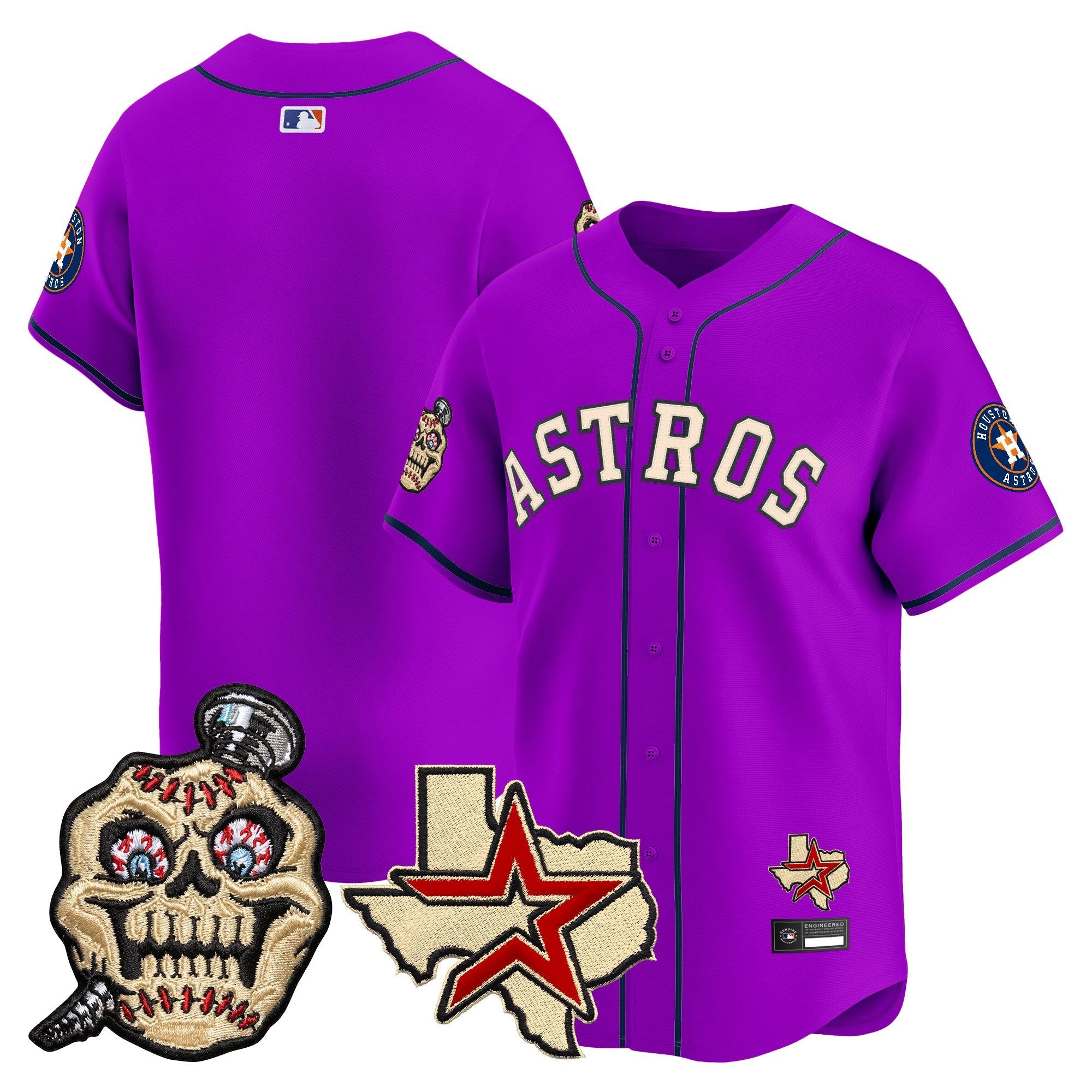 HOU Screwed Up Click Vapor Premier Limited Jersey - Stitched