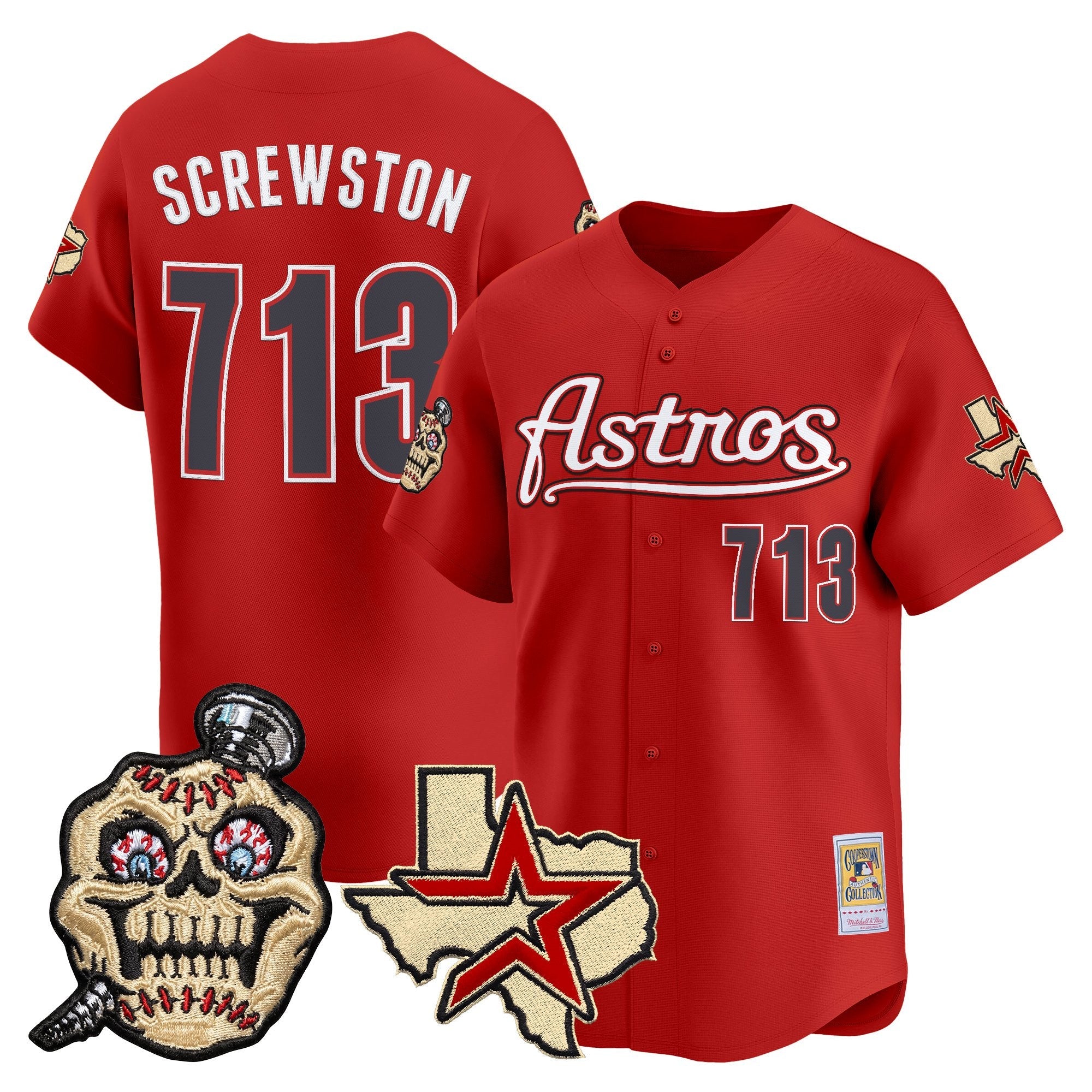 HOU Screwed Up Click Vapor Premier Limited Jersey - Stitched