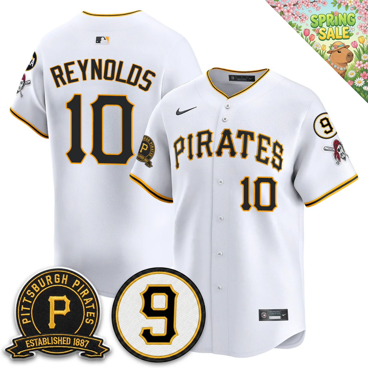 PIT 2026 Limited City Connect Jersey - Bill Mazeroski & EST 1887 Patch - Stitched