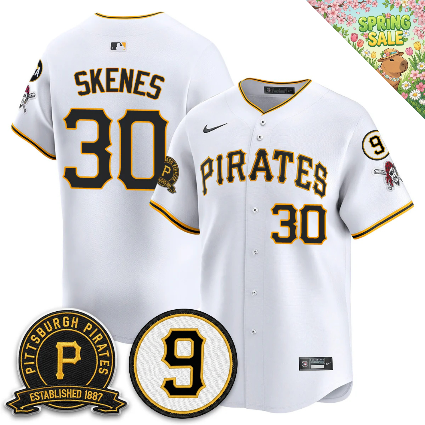 PIT 2026 Limited City Connect Jersey - Bill Mazeroski & EST 1887 Patch - Stitched