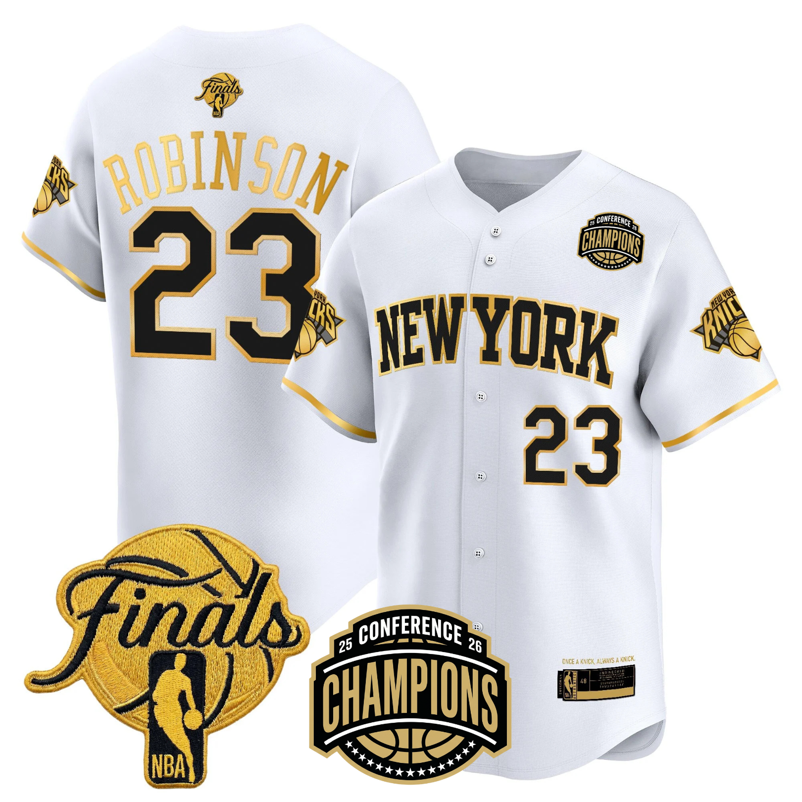 NYK 2026 Finals Vapor Baseball Jersey - Stitched