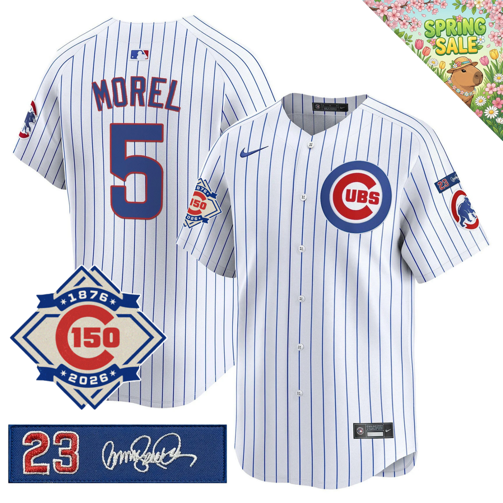 CHC 150th Anniversary & 'Ryne Sandberg Tribute' Limited Gold Jersey - Stitched