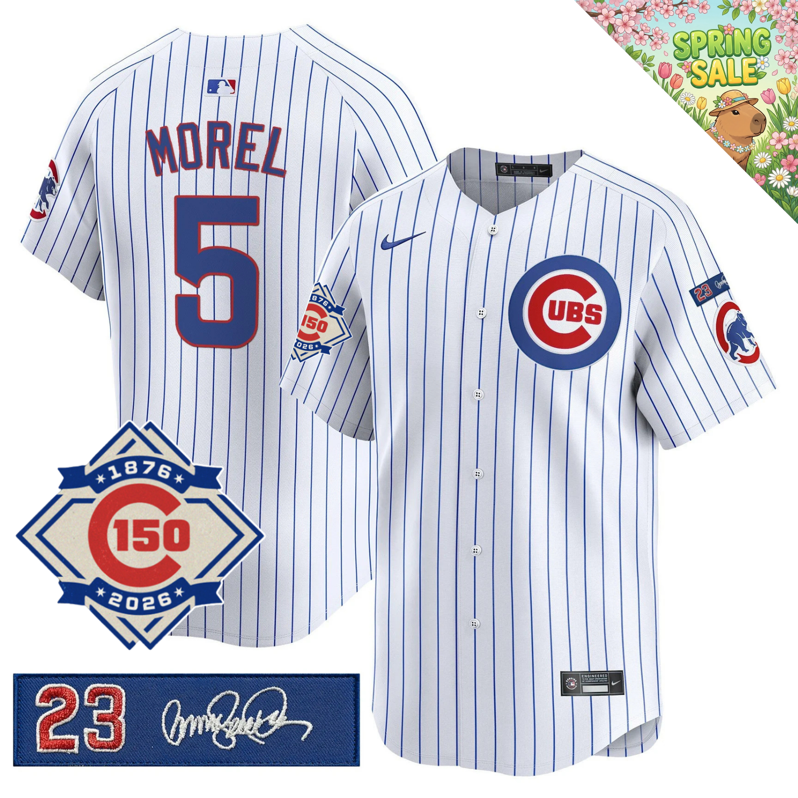 CHC 150th Anniversary & 'Ryne Sandberg Tribute' Limited Gold Jersey - Stitched