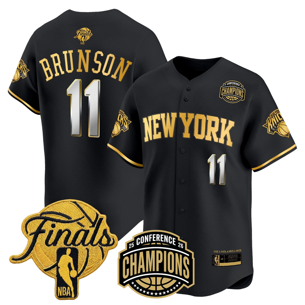 NYK 2026 Finals Vapor Baseball Gold Jersey - Stitched (Tiktok)