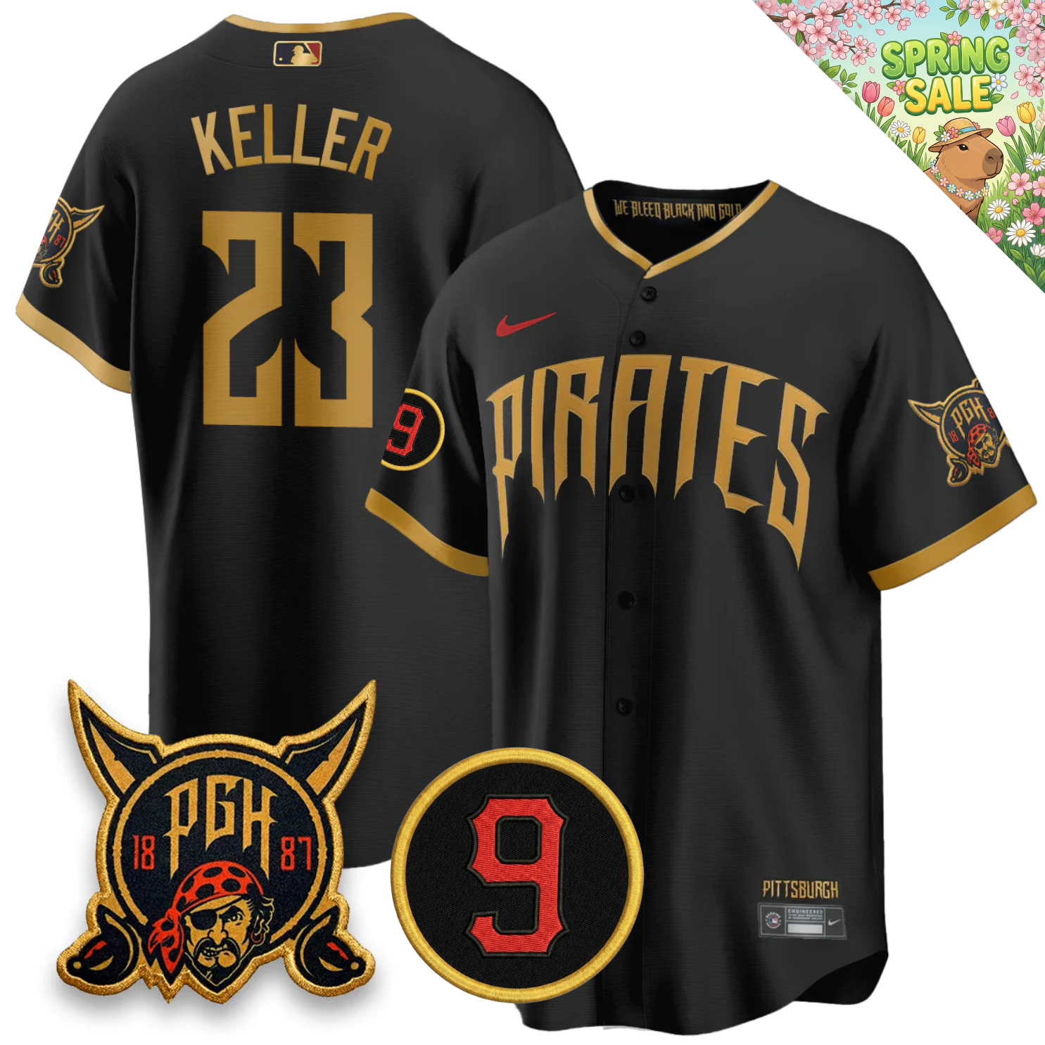 PIT 2026 Limited City Connect Jersey - Bill Mazeroski & EST 1887 Patch - Stitched