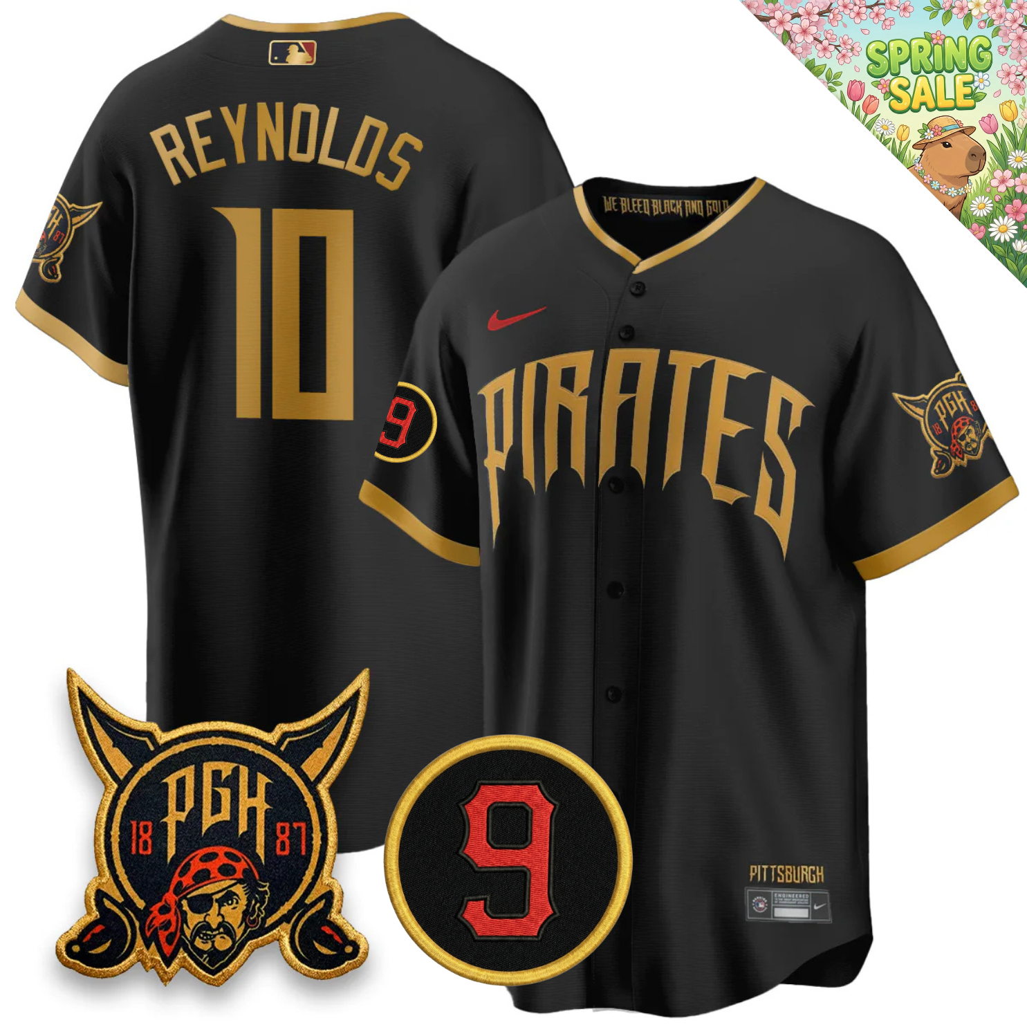 PIT 2026 Limited City Connect Jersey - Bill Mazeroski & EST 1887 Patch - Stitched