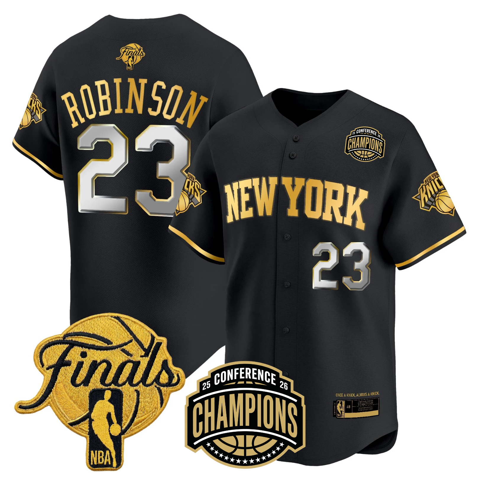 NYK 2026 Finals Vapor Baseball Jersey - Stitched