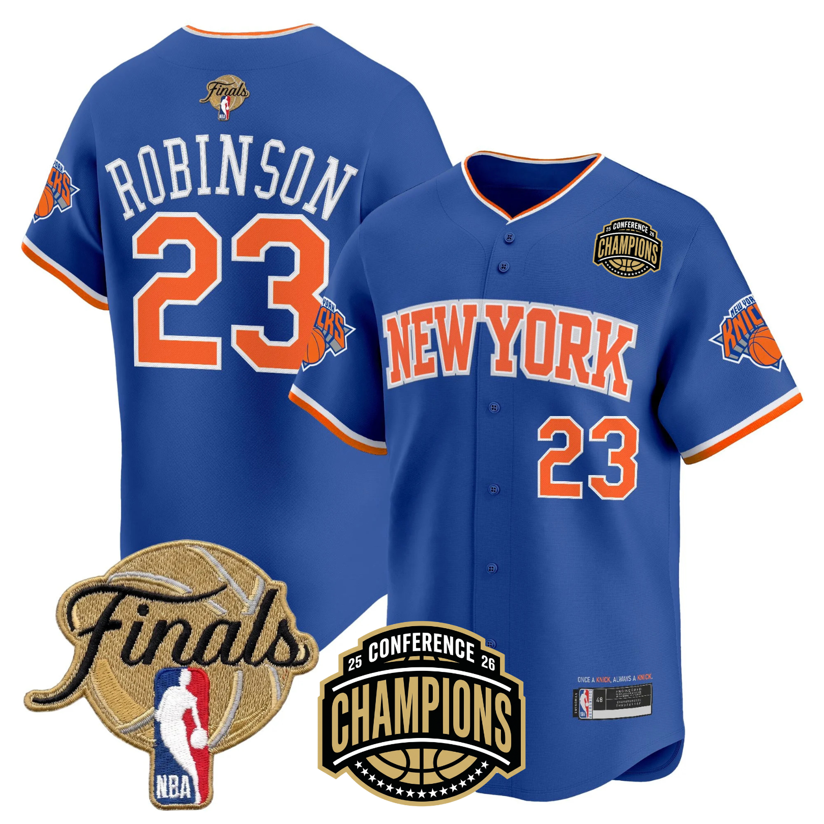 NYK 2026 Finals Vapor Baseball Gold Jersey - Stitched