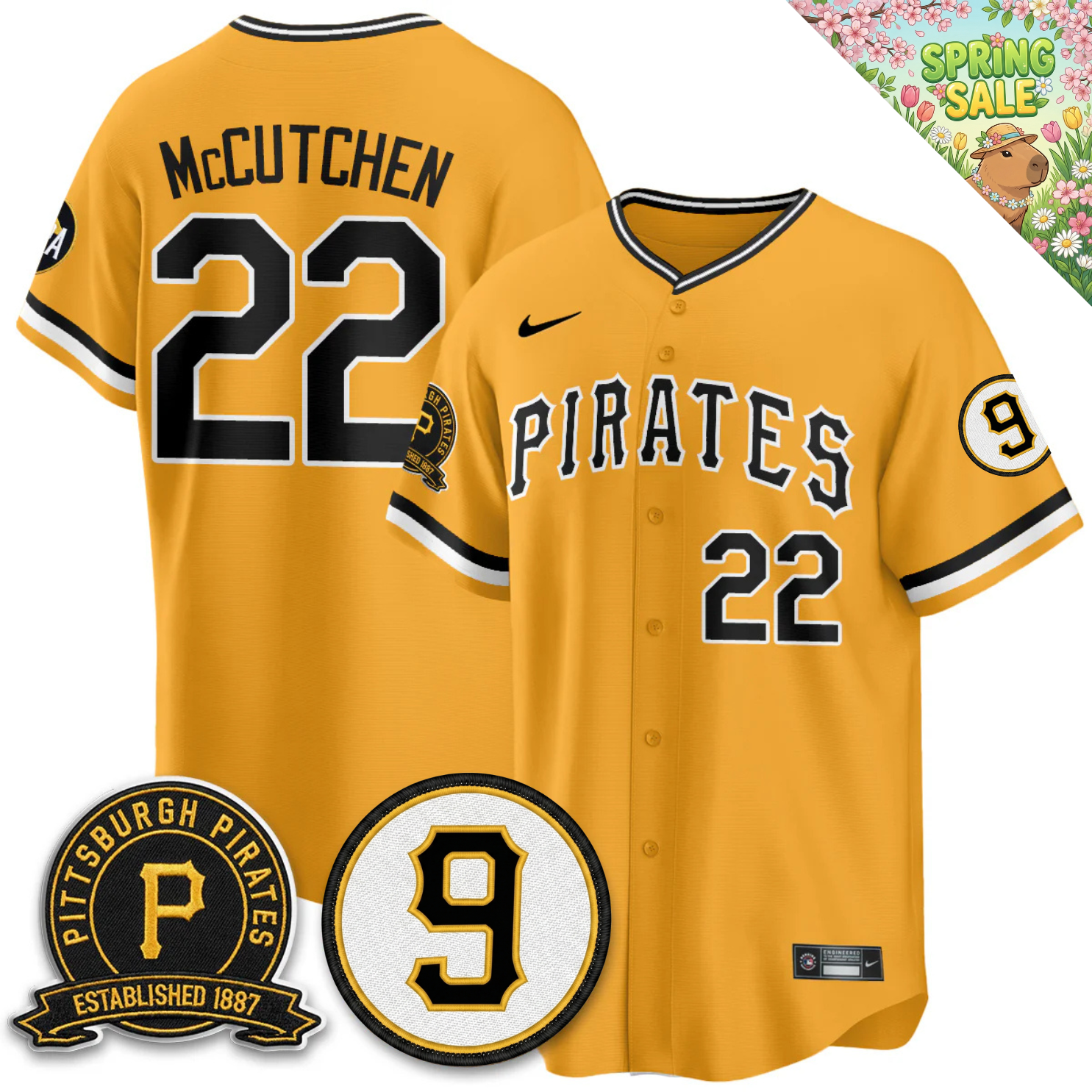 PIT 2026 Limited City Connect Jersey - Bill Mazeroski & EST 1887 Patch - Stitched