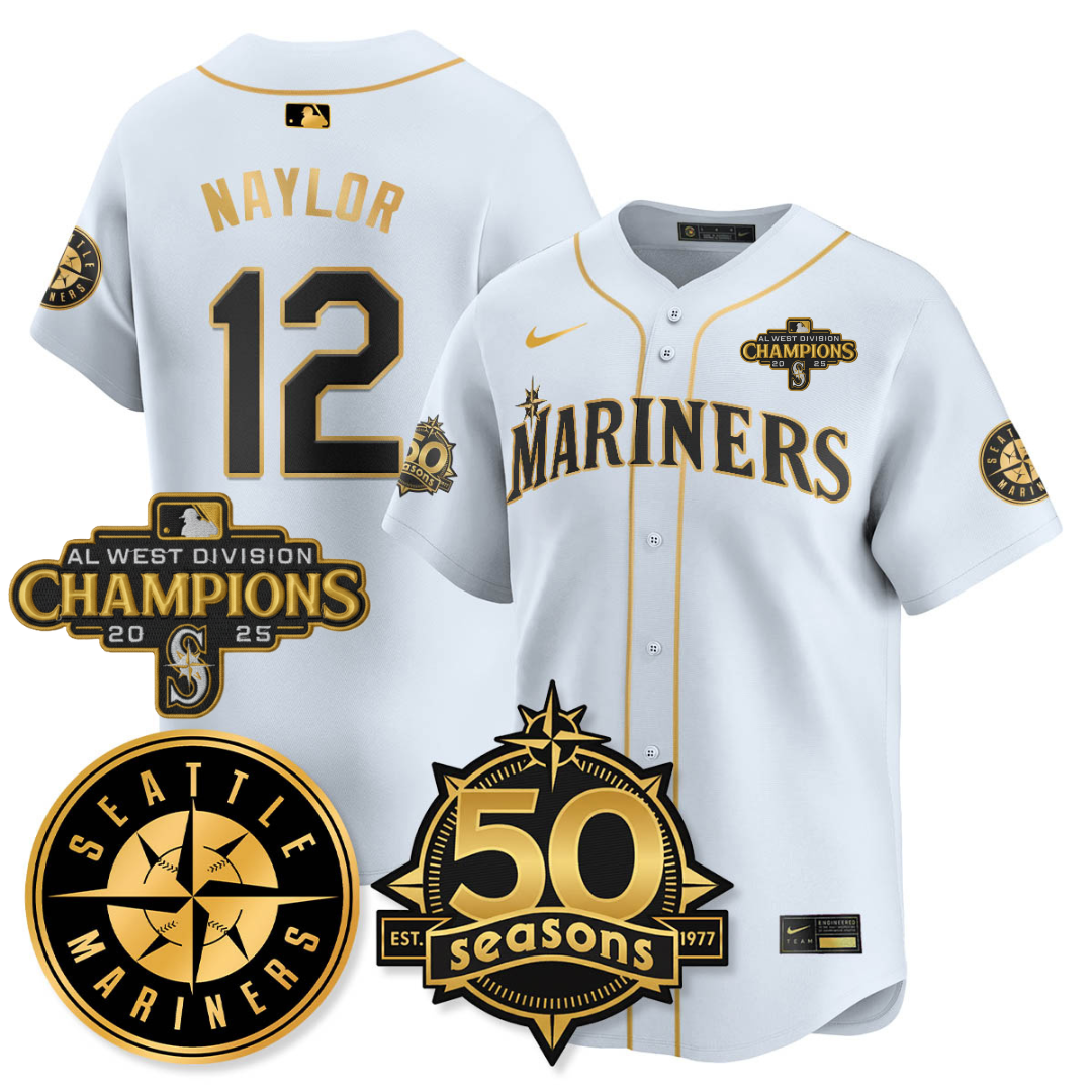 SEA Limited Teal Jersey - 50th Anniversary & AL West Division Champions - Stitched