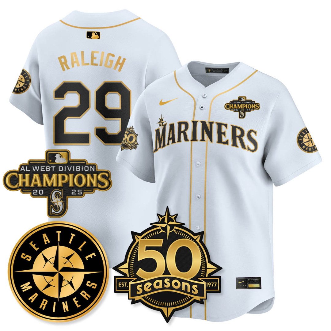SEA Limited Teal Jersey - 50th Anniversary & AL West Division Champions - Stitched