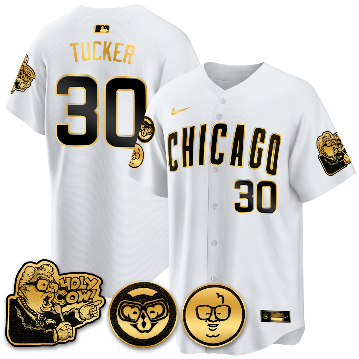 CHC Limited Jersey - Harry Caray "Holy Cow" Patch - Stitched