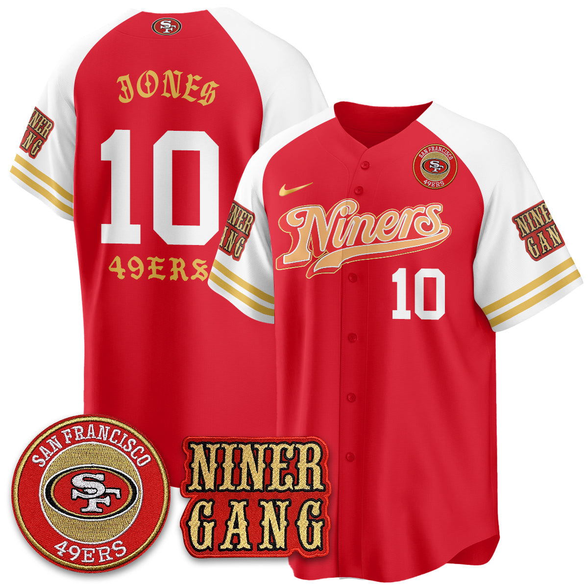 SF Born x Raised Baseball Jersey - Stitched