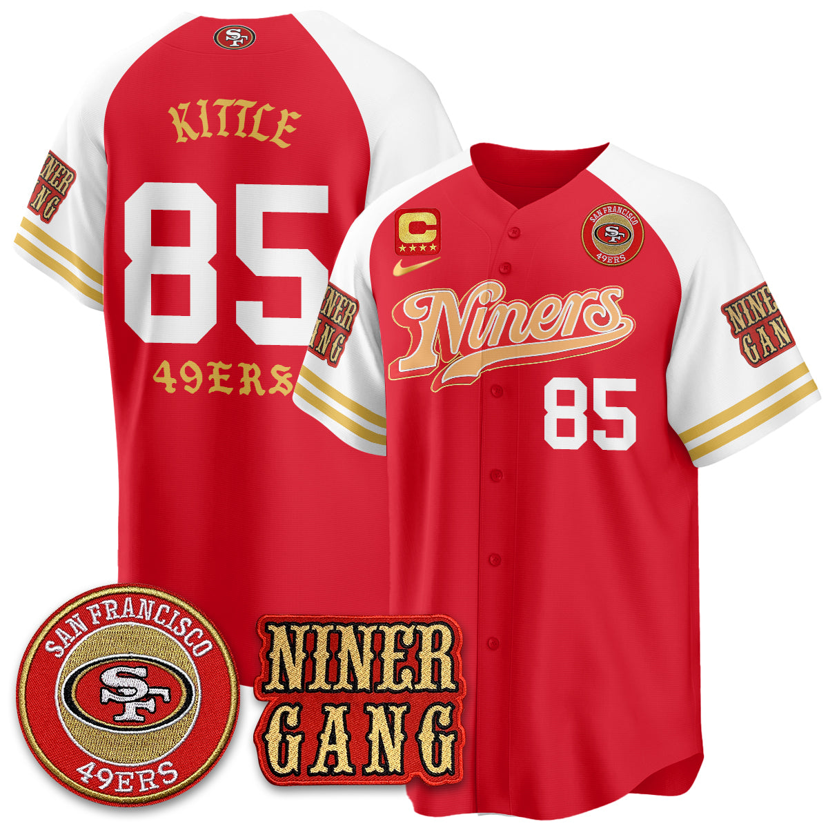 SF Born x Raised Baseball Jersey - Stitched