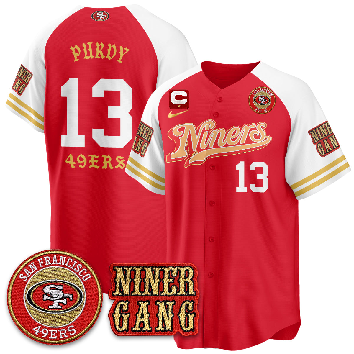 SF Born x Raised Baseball Jersey - Stitched