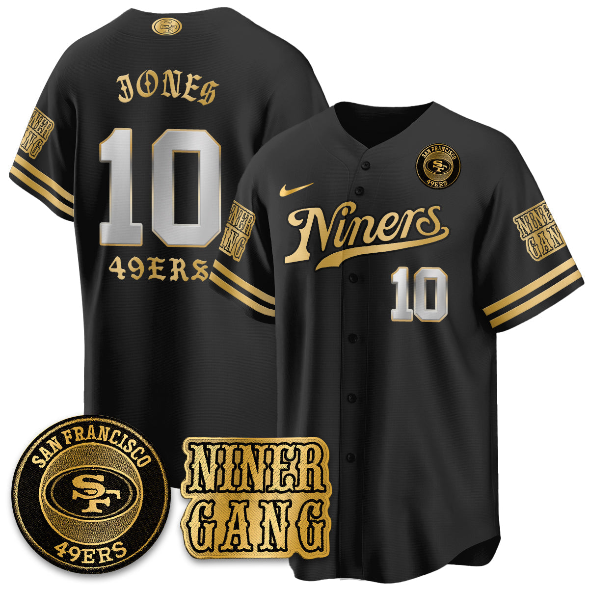SF Born x Raised Baseball Jersey - Stitched