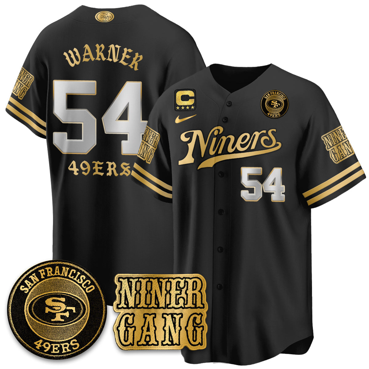 SF Born x Raised Baseball Jersey - Stitched