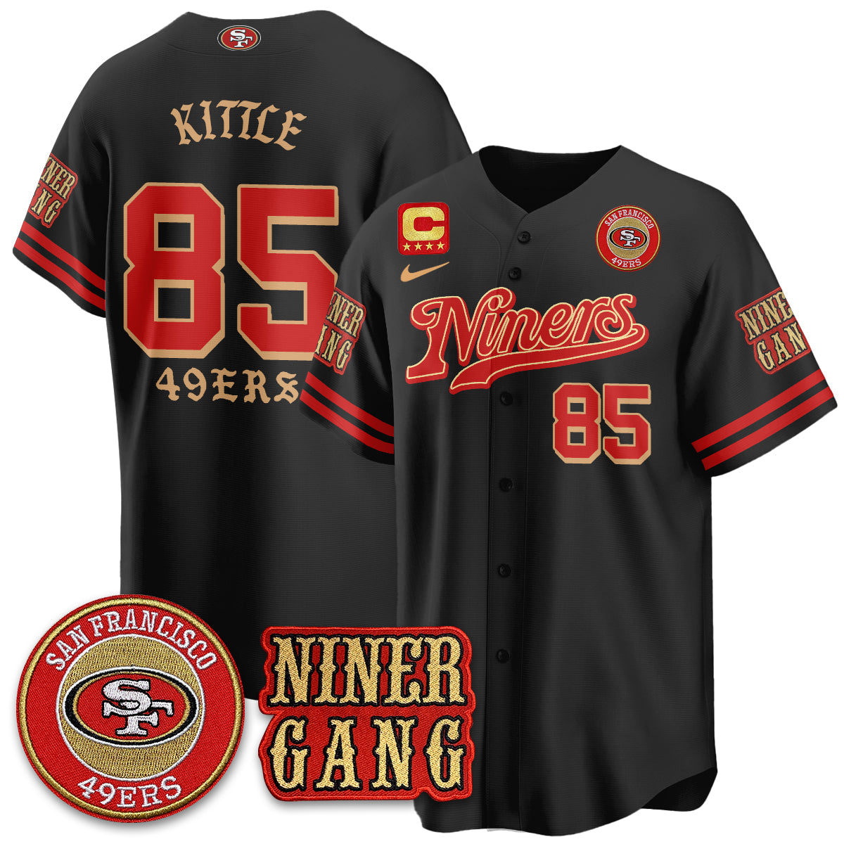 SF Born x Raised Baseball Jersey - Stitched