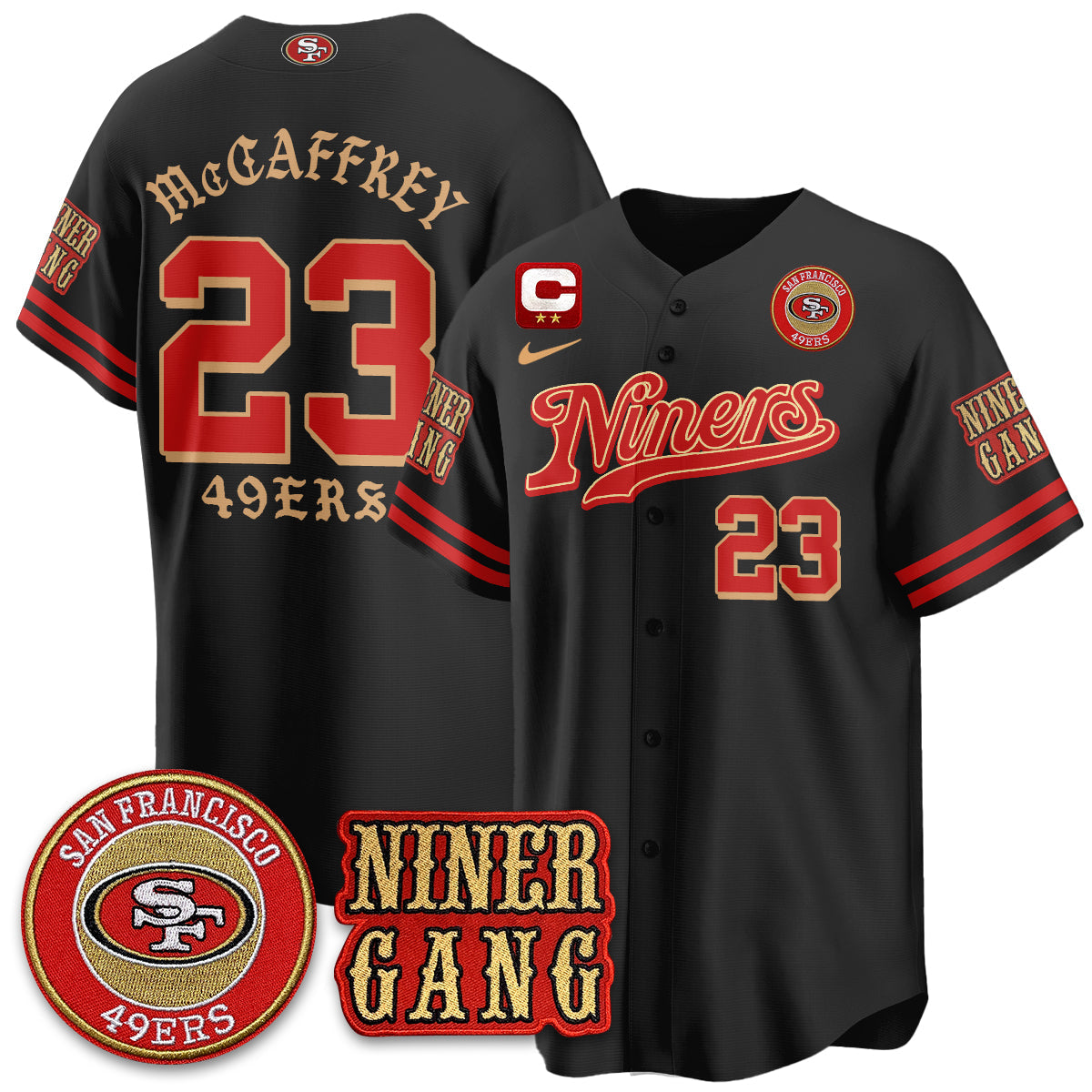 SF Born x Raised Baseball Jersey - Stitched
