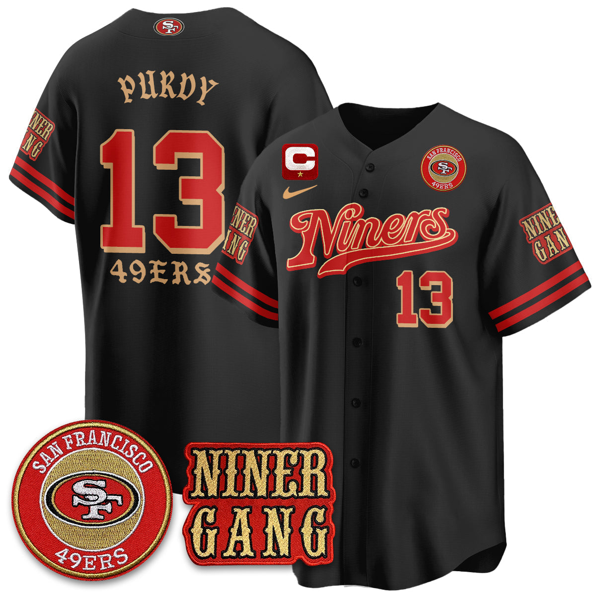 SF Born x Raised Baseball Jersey - Stitched