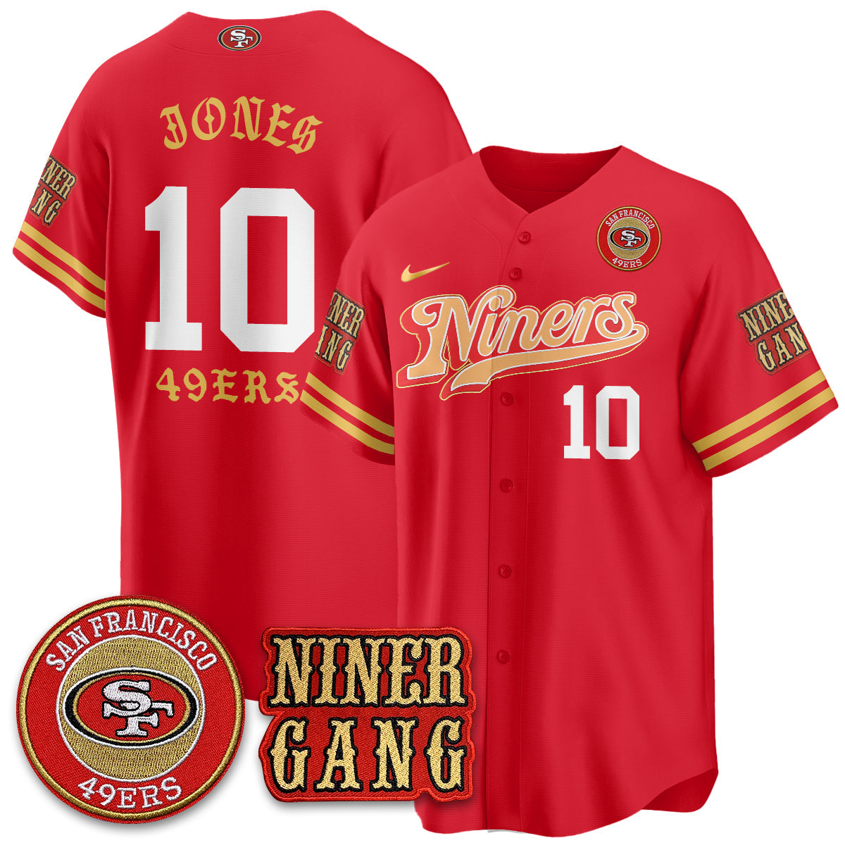 SF Born x Raised Baseball Jersey - Stitched