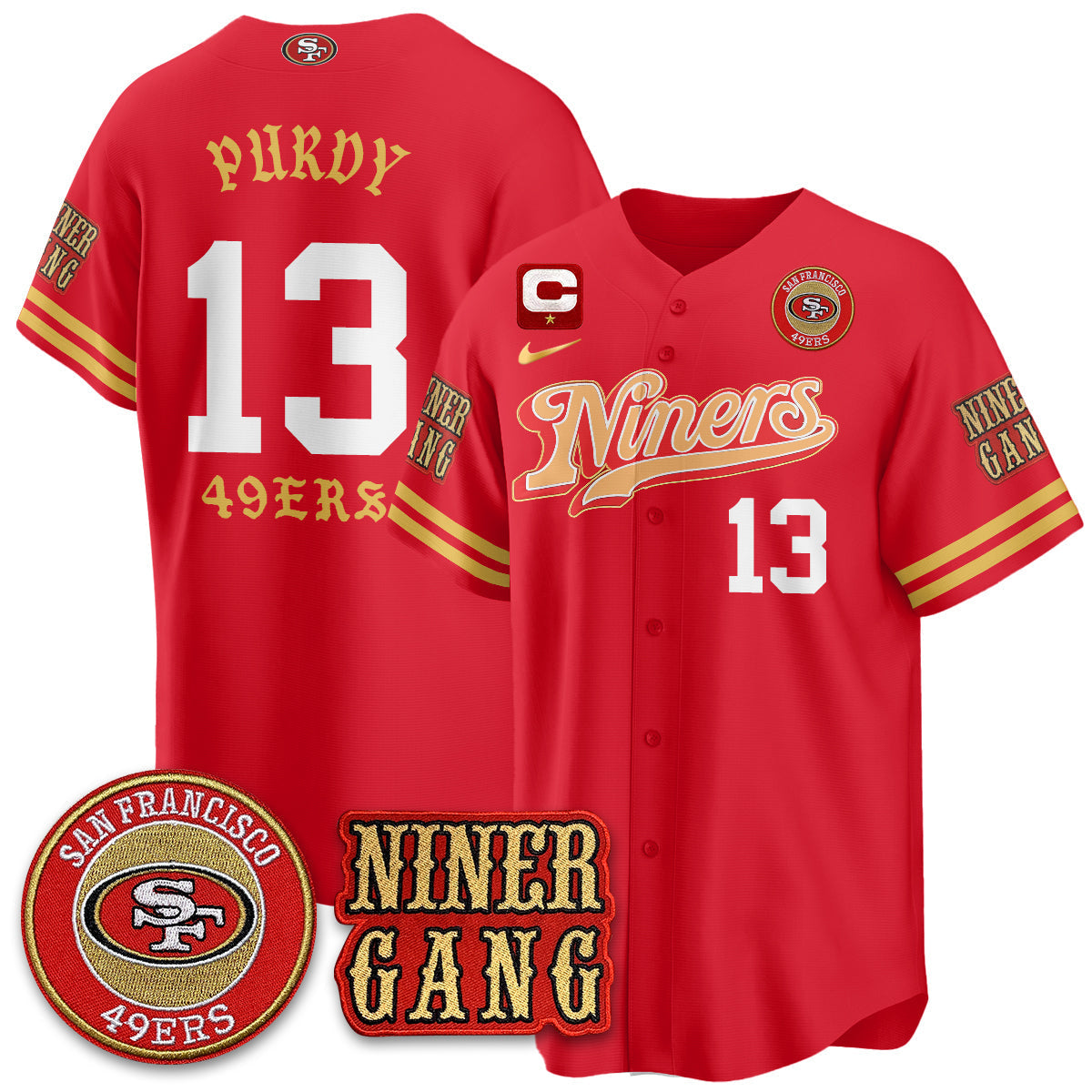 SF Born x Raised Baseball Jersey - Stitched