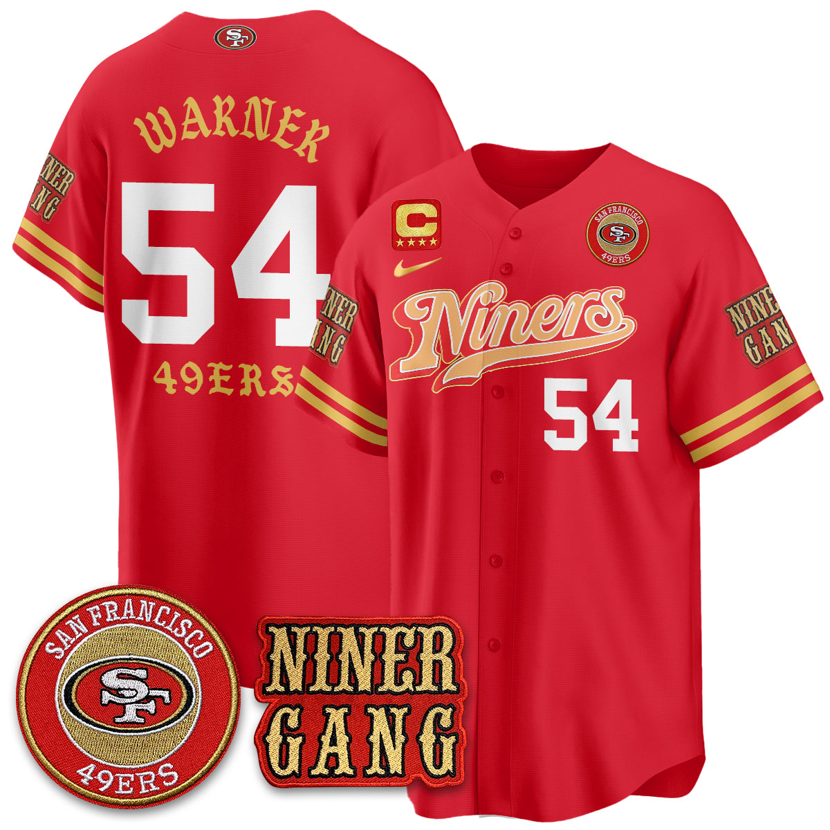 SF Born x Raised Baseball Jersey - Stitched