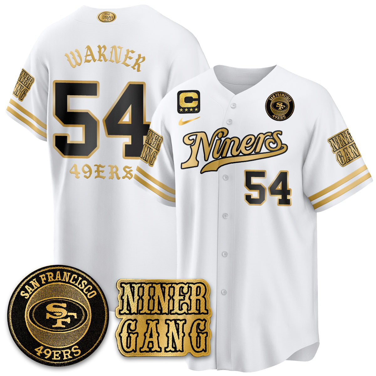 SF Born x Raised Baseball Jersey - Stitched