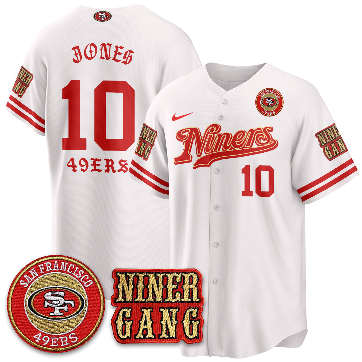 SF Born x Raised Baseball Jersey - Stitched