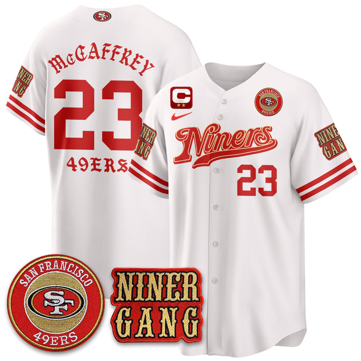 SF Born x Raised Baseball Jersey - Stitched