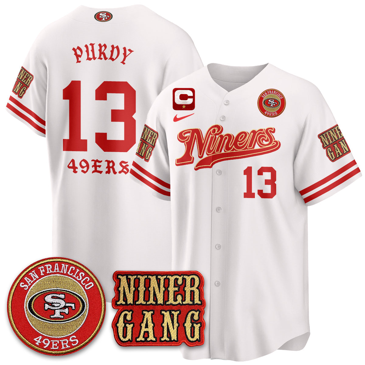 SF Born x Raised Baseball Jersey - Stitched