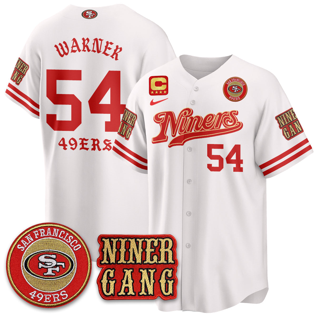 SF Born x Raised Baseball Jersey - Stitched