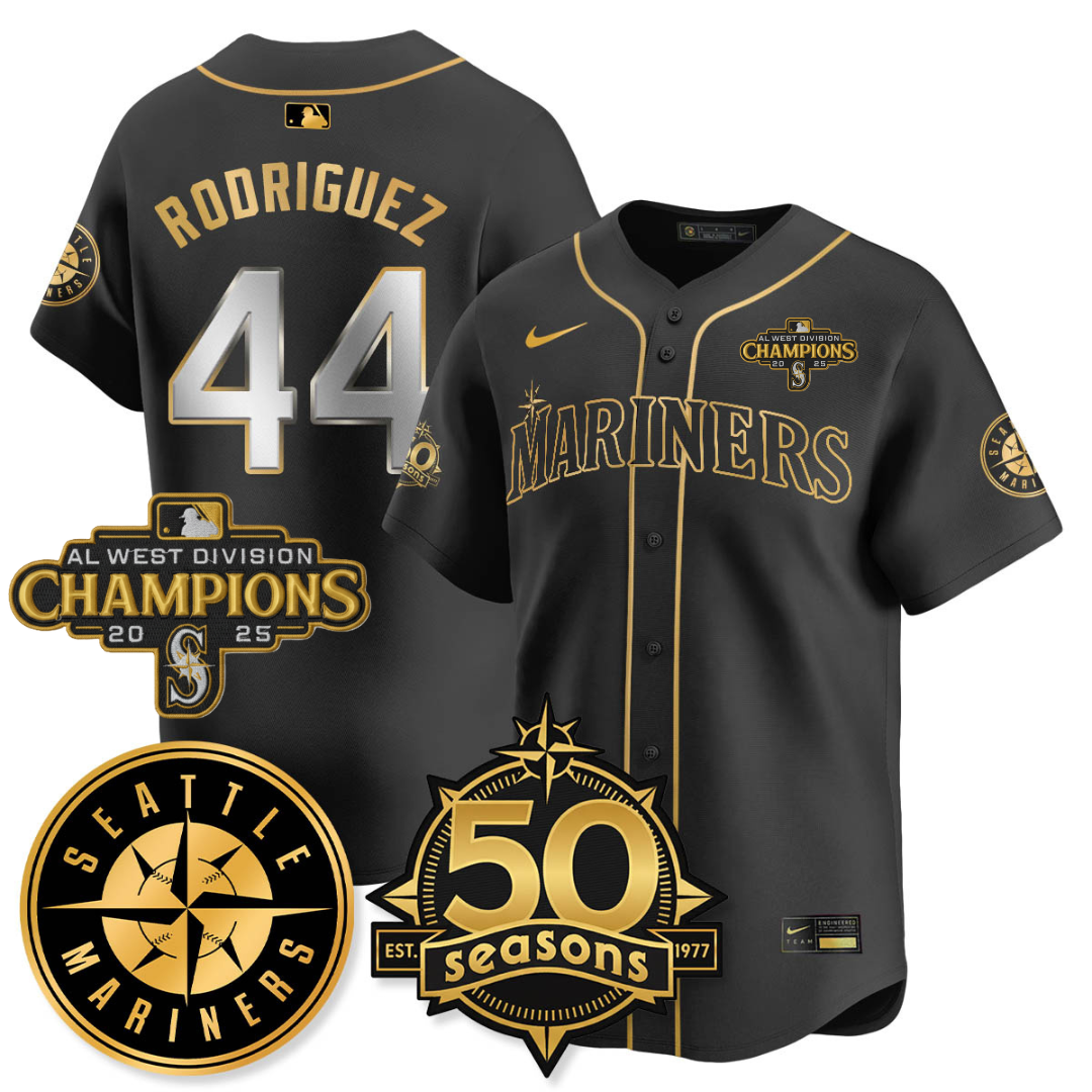 SEA Limited Teal Jersey - 50th Anniversary & AL West Division Champions - Stitched