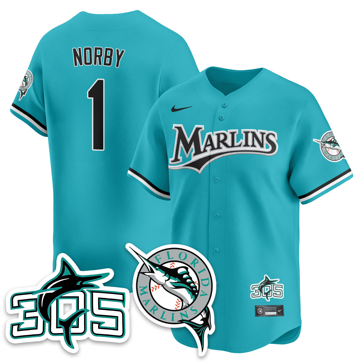 MAL Throwback Vapor Limited Jersey - Stitched