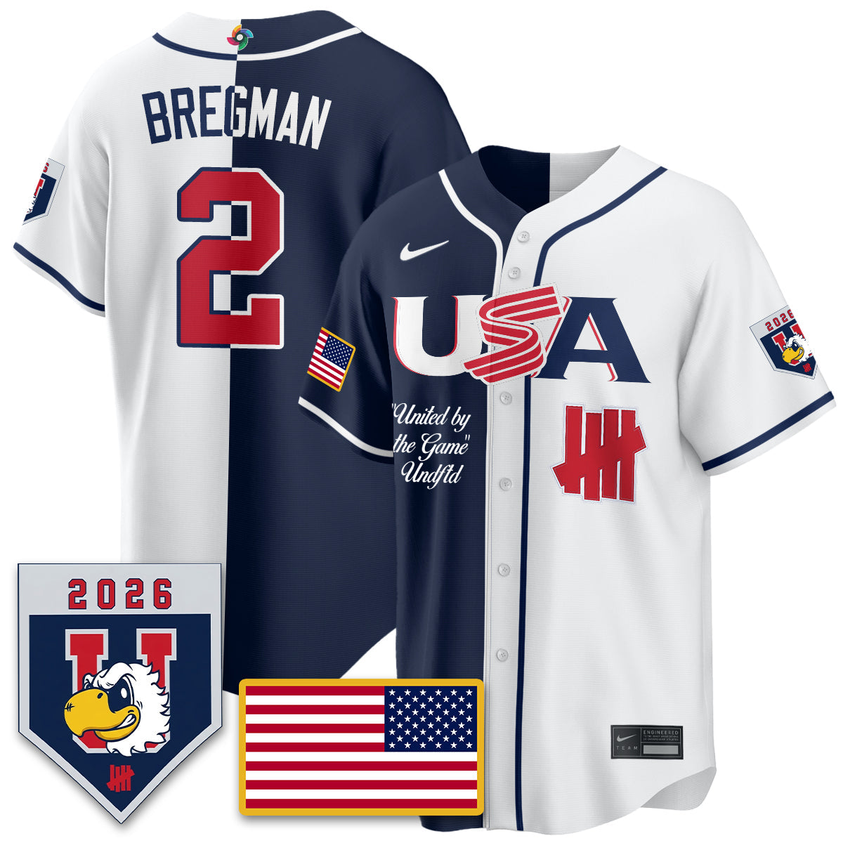 USA Baseball x Undefeated 2026 World Baseball Classic Limited Jersey - Stitched