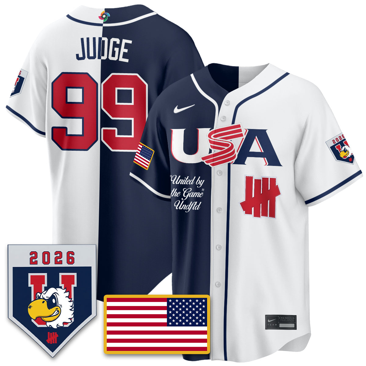 USA Baseball x Undefeated 2026 World Baseball Classic Limited Jersey - Stitched