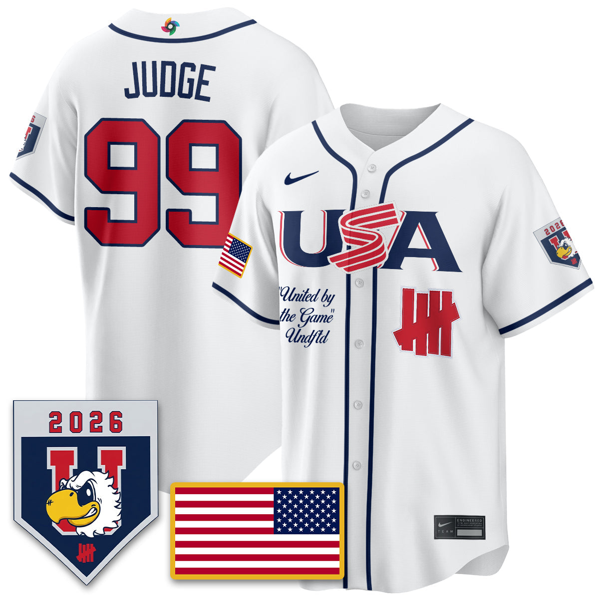 USA Baseball x Undefeated 2026 World Baseball Classic Limited Jersey - Stitched