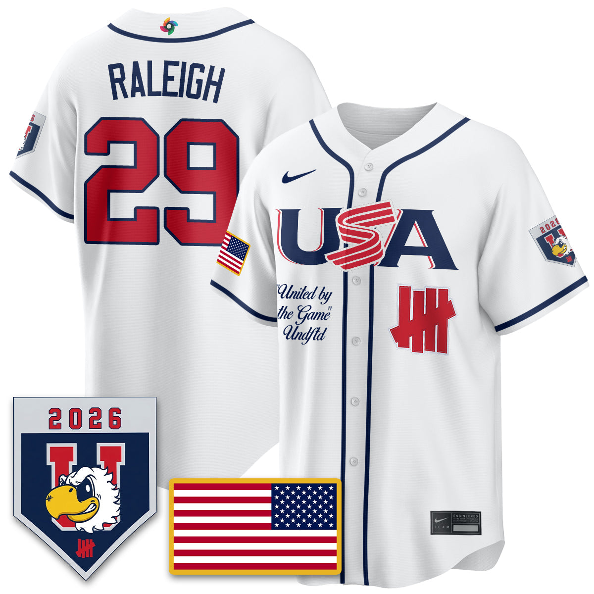 USA Baseball x Undefeated 2026 World Baseball Classic Limited Jersey - Stitched
