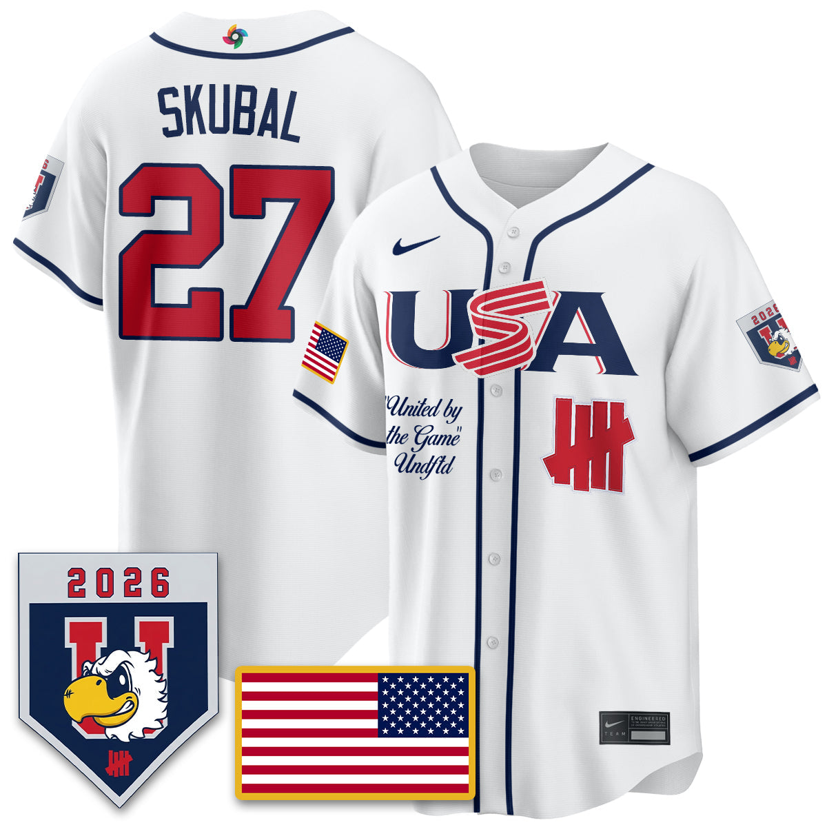 USA Baseball x Undefeated 2026 World Baseball Classic Limited Jersey - Stitched