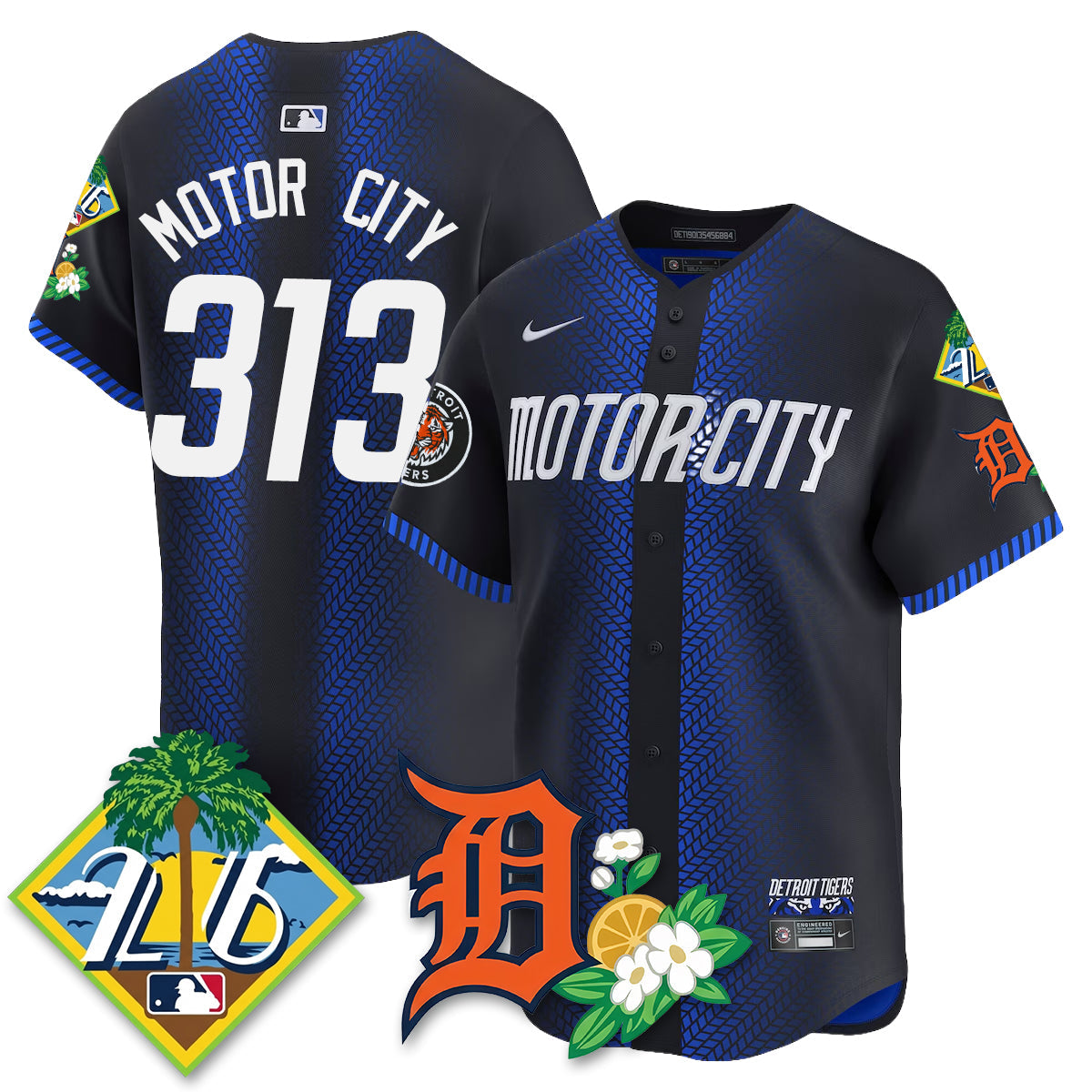 DET 2026 Spring Training Vapor Limited Jersey - Stitched