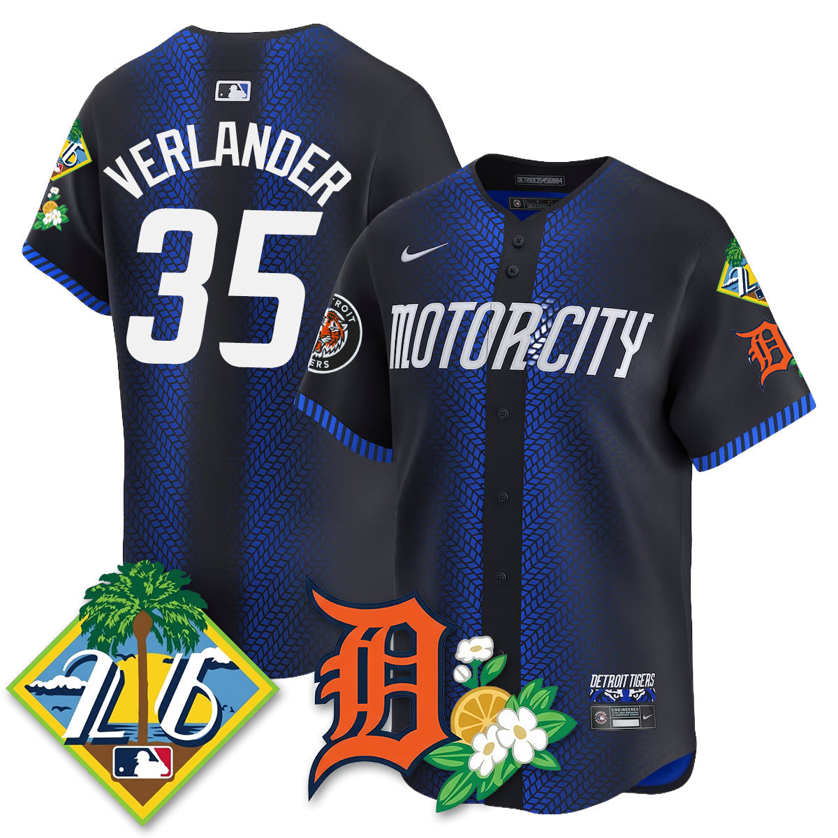 DET 2026 Spring Training Vapor Limited Jersey - Stitched