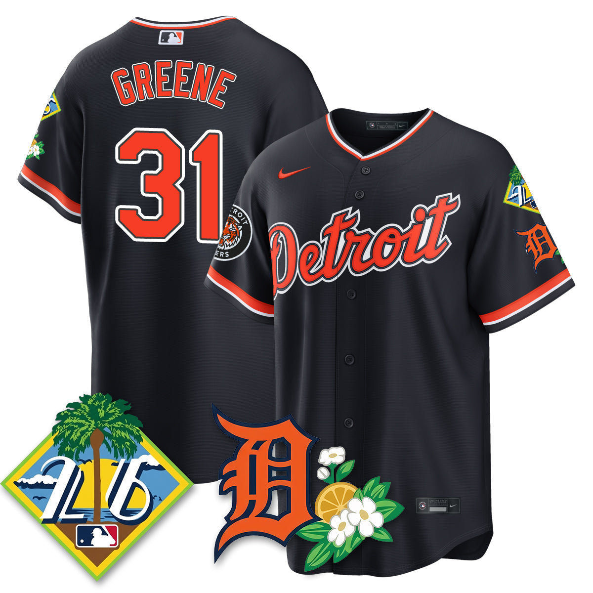DET 2026 Spring Training Vapor Limited Jersey - Stitched