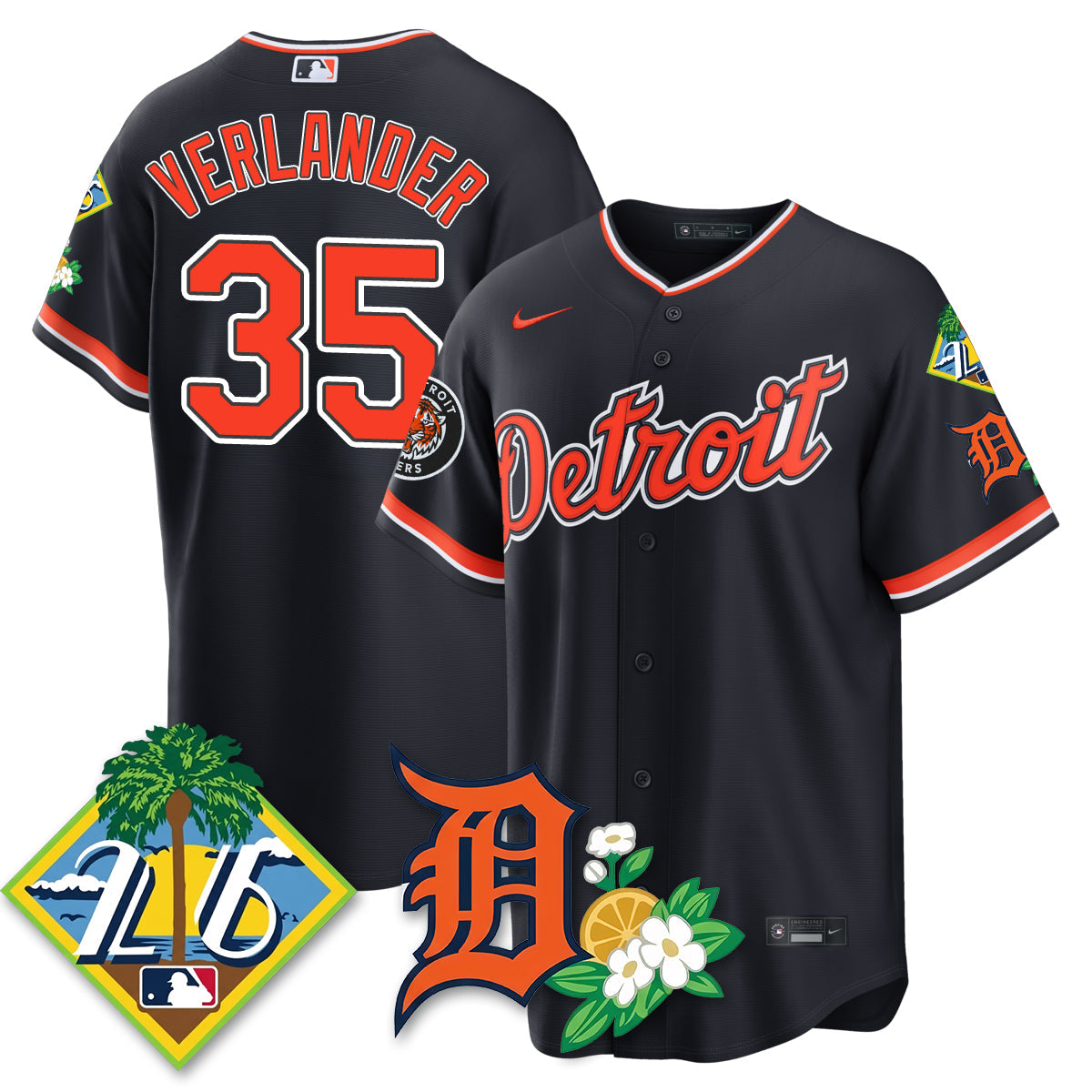 DET 2026 Spring Training Vapor Limited Jersey - Stitched