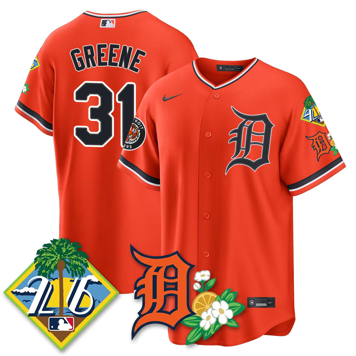 DET 2026 Spring Training Vapor Limited Jersey - Stitched