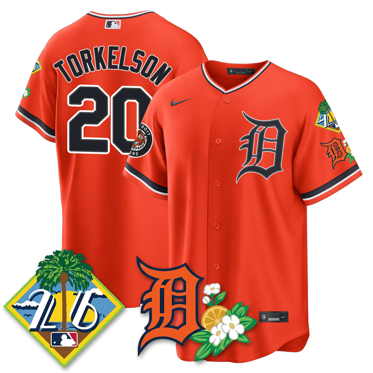 DET 2026 Spring Training Vapor Limited Jersey - Stitched