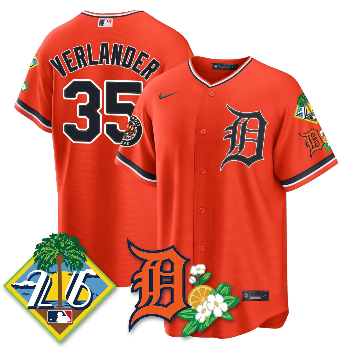 DET 2026 Spring Training Vapor Limited Jersey - Stitched