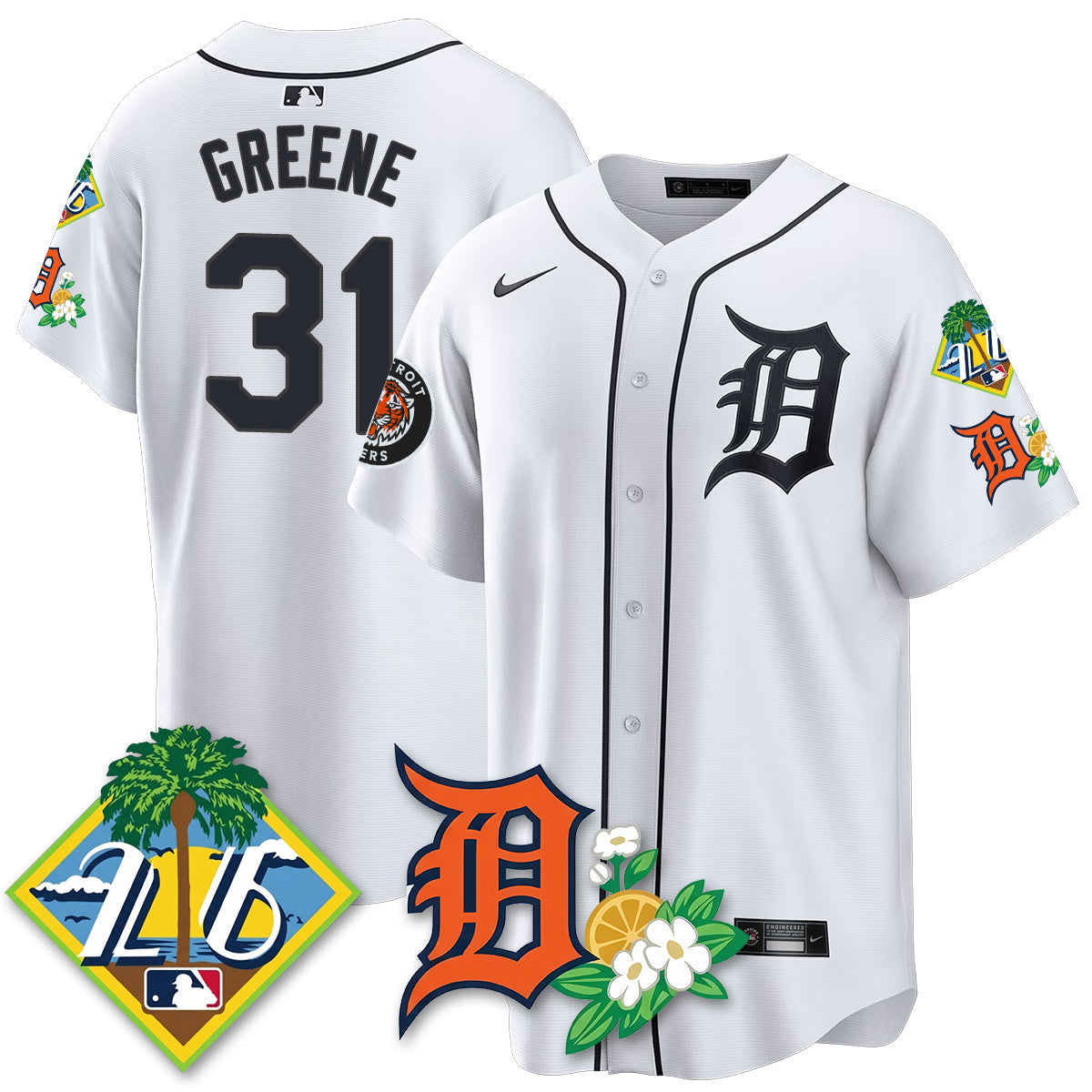 DET 2026 Spring Training Vapor Limited Jersey - Stitched